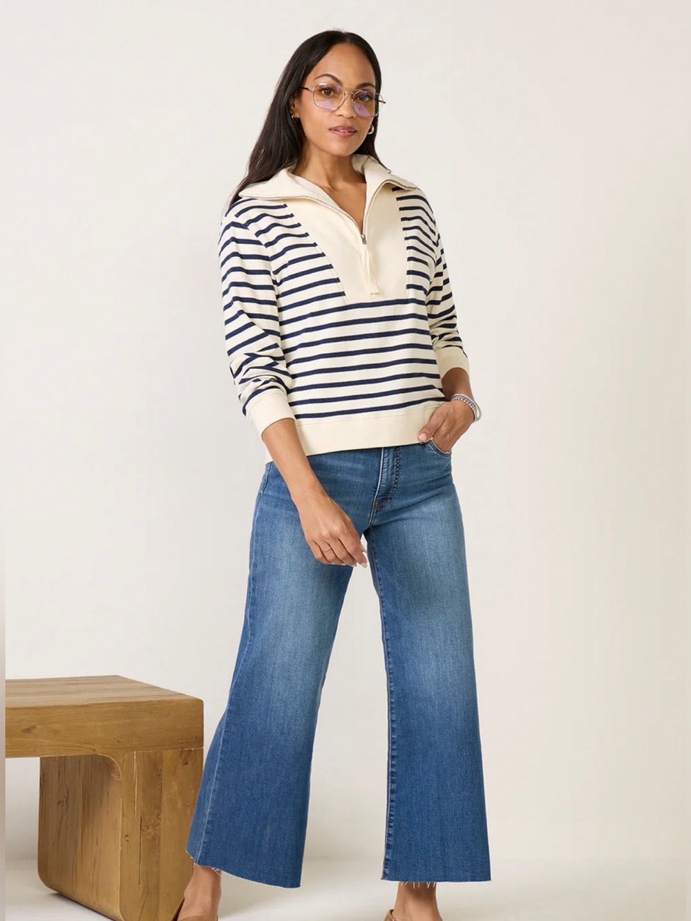 Kut from the Kloth Meg High Rise Fab Ab Wide Leg Jean Color Milestone Size 4 NWT - Picture 1 of 16